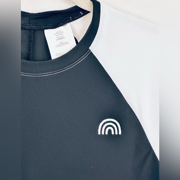 LGBTQ Unisex Black & White Long Sleeve Pride Adult Rash guard Swim/Athle… - Picture 2 of 8